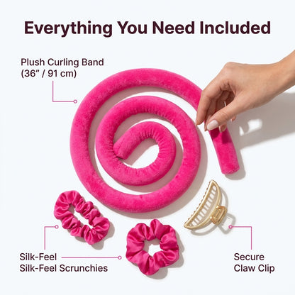 Heatless Curling Band — Wake Up To Soft Curls Without Heat Damage