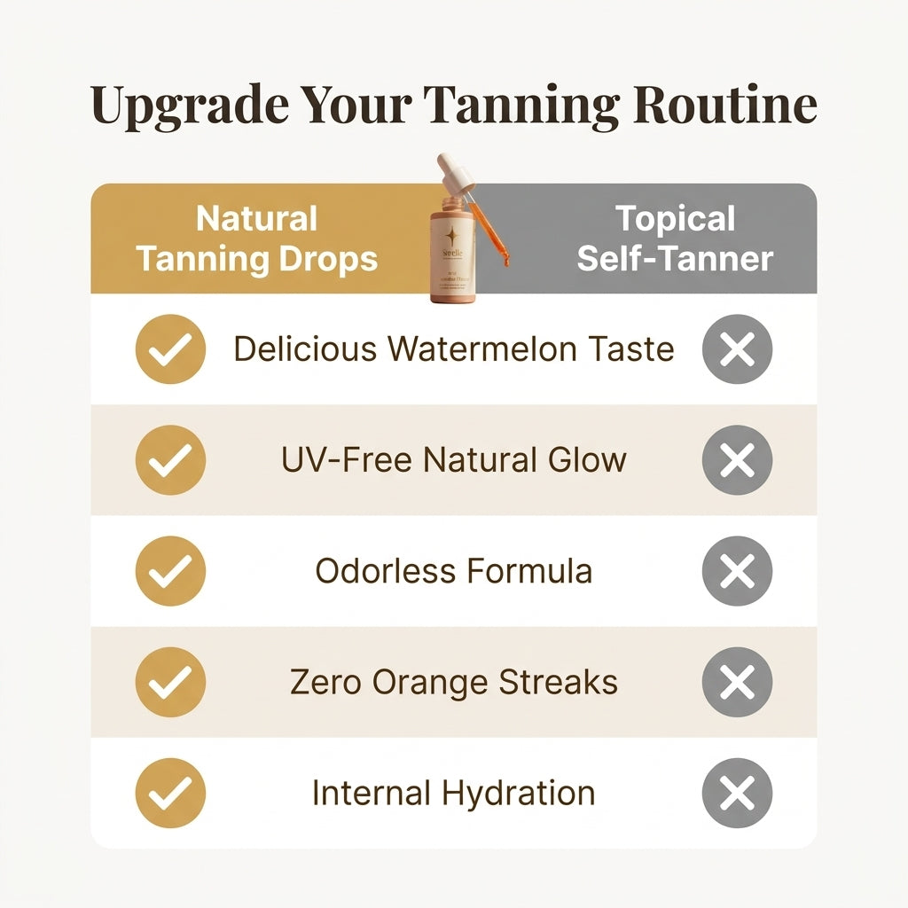 Tanning Drops - Natural Skin Glow Without Sun Damage