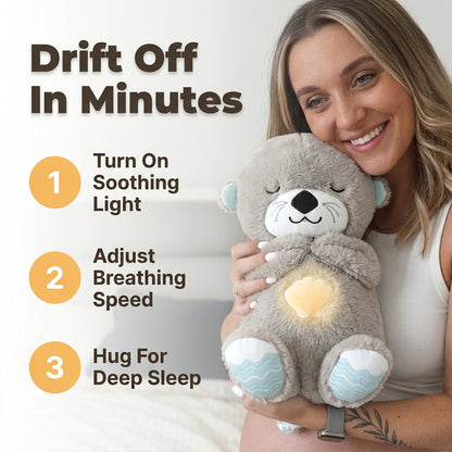 Breathing Otter Sleep Plush — Calming Bedtime Comfort Without Harsh Lights Or Screens