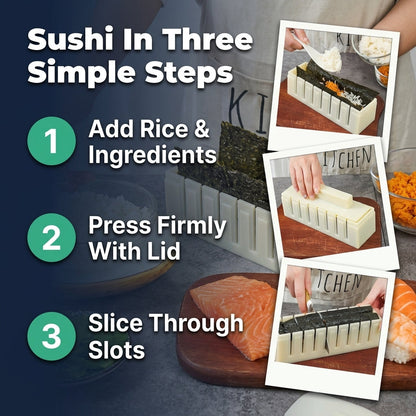 Sushi Rolling Kit — Perfect Homemade Sushi Rolls Without The Mess