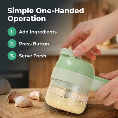 4-in-1 Smart Kitchen Chopper™ – Chop, Mince & Prep in Seconds