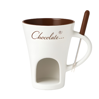 Ceramic Chocolate Fondue Mug — Warm Dessert Moments Without A Big Fondue Set