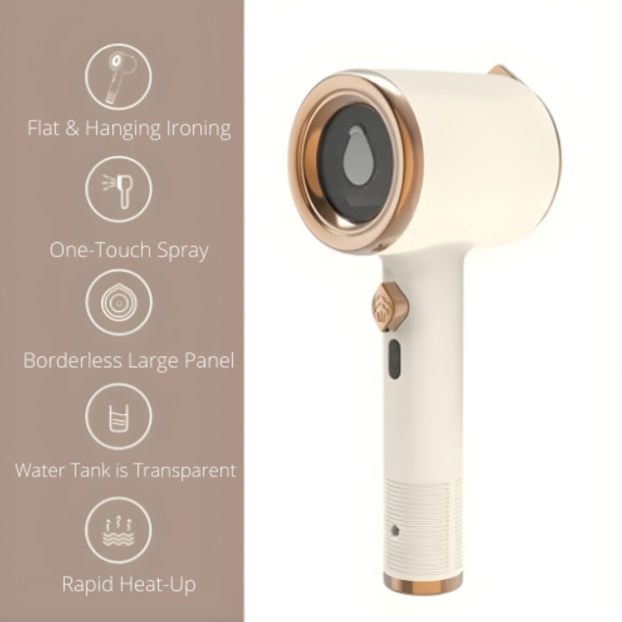 Mini Travel Iron — Wrinkle-Free Clothes Without Bulky Ironing