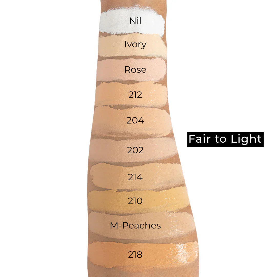 40 Shade Soft Matte Concealer - Even Skin Tone Without Midday Creasing