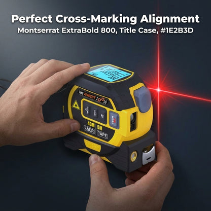 3-in-1 Laser Tape Measure — Measure Faster With Less Guesswork