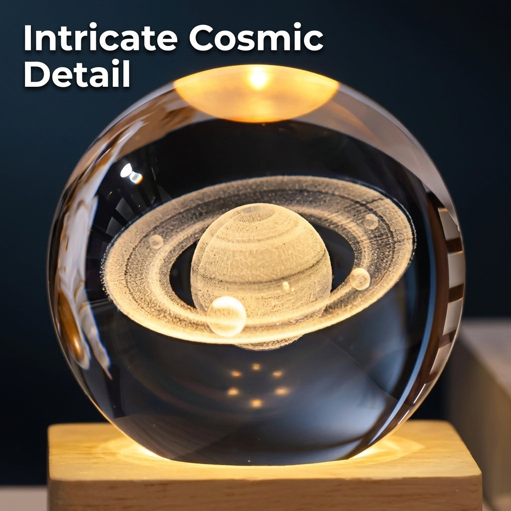 3D Crystal Solar Sphere — Bring A Mini Universe Into Your Home