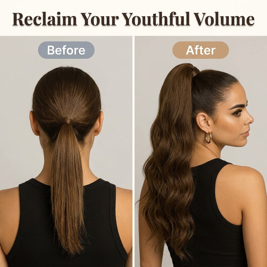 Ponytail Extension - Natural Look & Feel