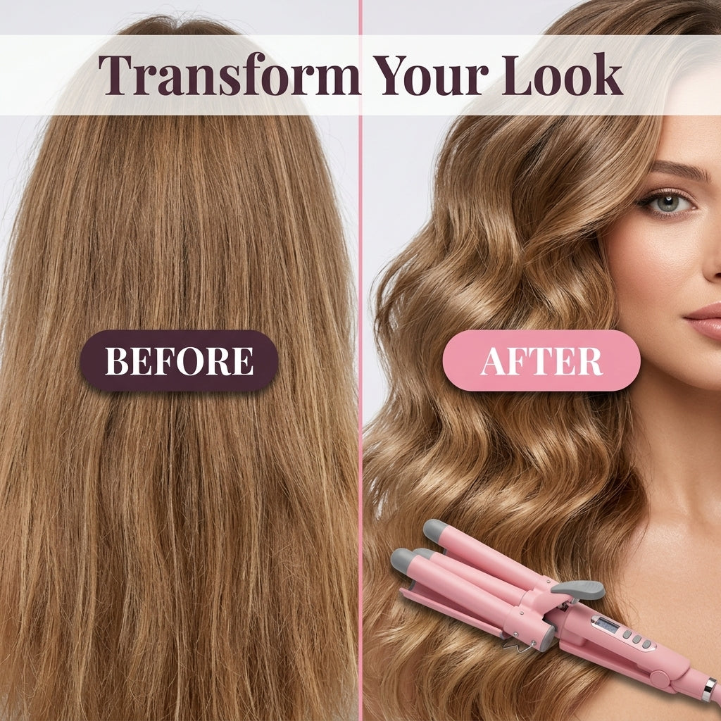 32mm Hair Waver — Natural Beach Waves Without Salon Styling