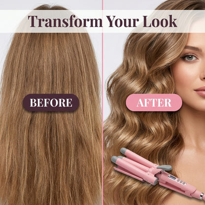 32mm Hair Waver — Natural Beach Waves Without Salon Styling