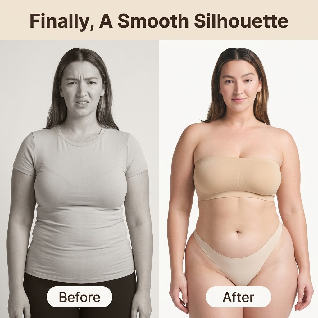 Strapless Seamless Bra — Effortless Support Without Visible Straps