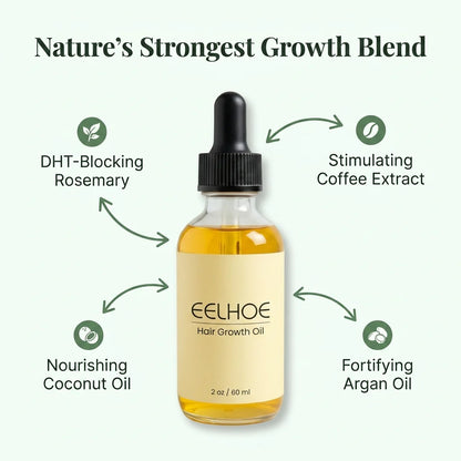 Natural Hair Growth Oil — Nourishes The Scalp For Fuller-Looking Hair