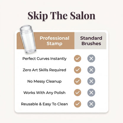 Silicone Nail Stamp — Salon-Style Nail Art Without Shaky Hands