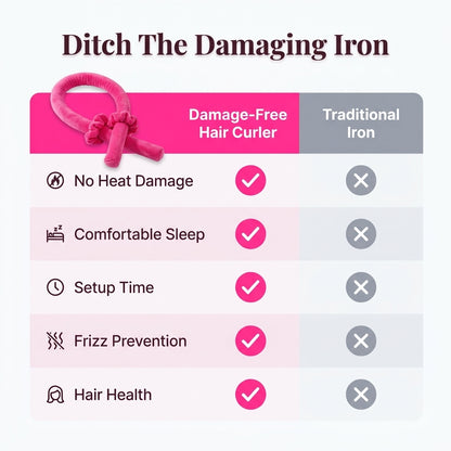 Heatless Curling Band — Wake Up To Soft Curls Without Heat Damage