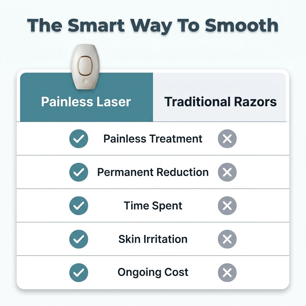 Laser Hair Remover - Smooth Skin Without the Endless Shaving