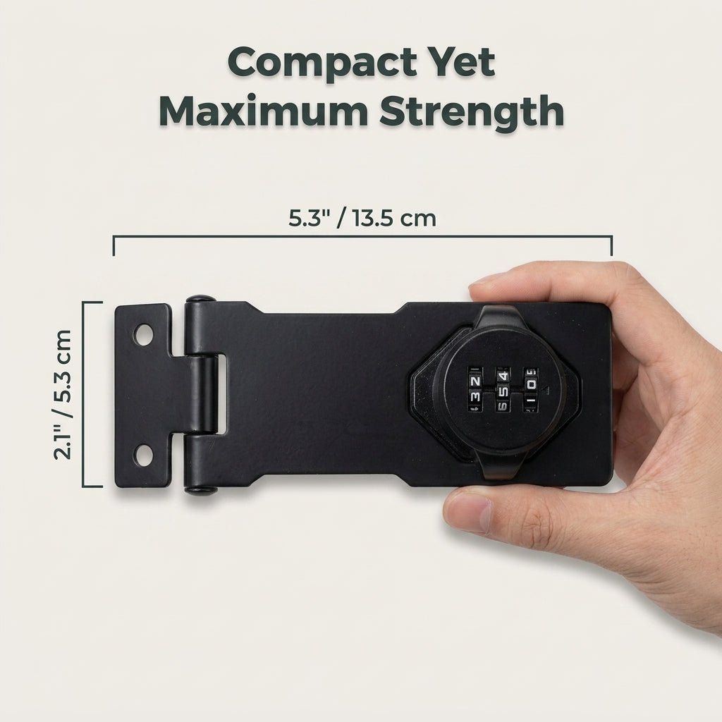 Heavy-Duty Combination Gate Lock - Secure Outdoor Spaces Without Keys