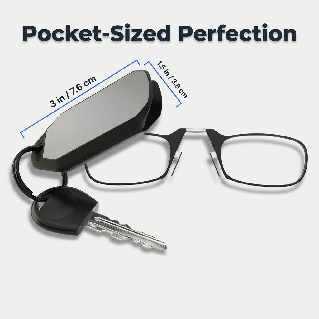 Foldable Mini Reading Glasses — Instant Clarity Without Bulky Readers