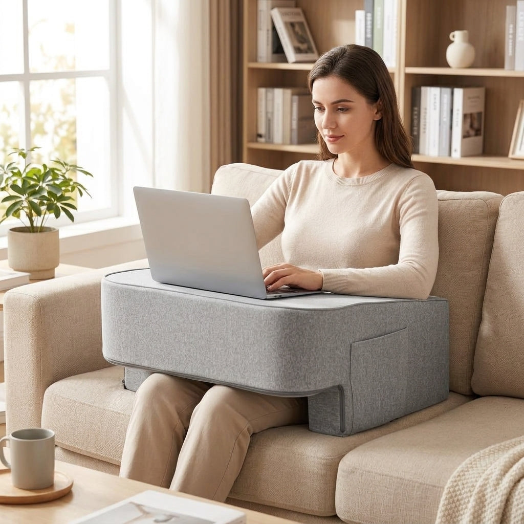 Memory Foam Lap Desk — Comfortable Work, Reading & Relaxing Without A Hard Desk