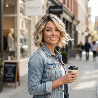 Wavy A-Line Bob Wig — Salon-Style Volume And Shape In Seconds