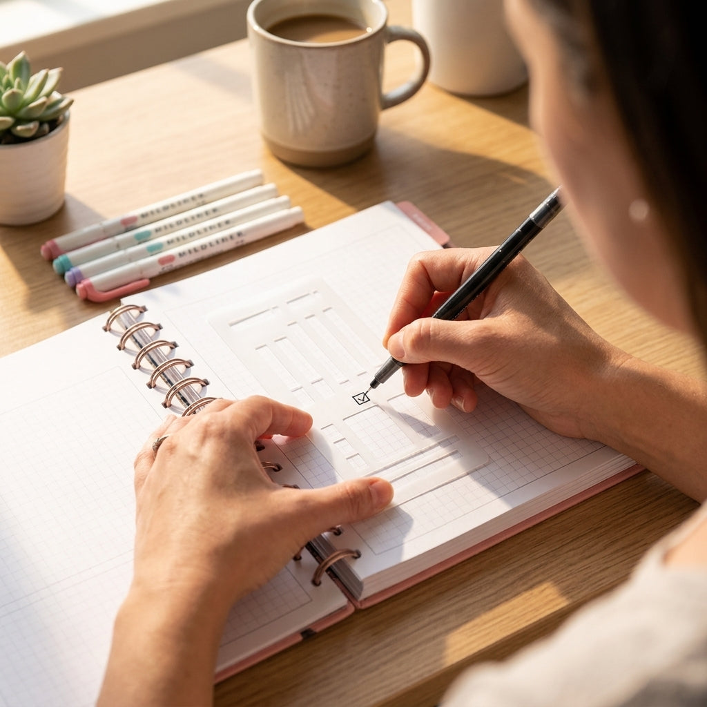 Flexible Planner Stencil Set — Cleaner Journal Layouts Without Rulers Or Messy Lines