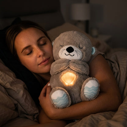 Breathing Otter Sleep Plush — Calming Bedtime Comfort Without Harsh Lights Or Screens