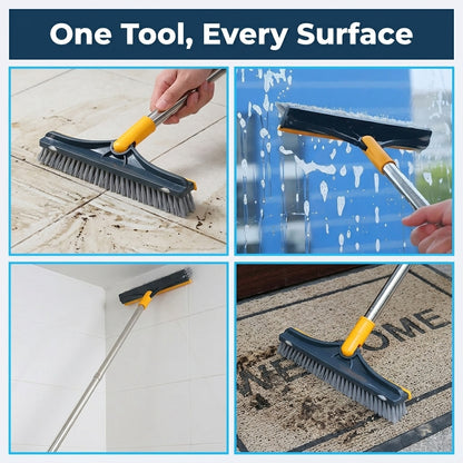 3-in-1 Rotating Deep-Clean Brush — Scrub, Rinse & Dry Without Switching Tools