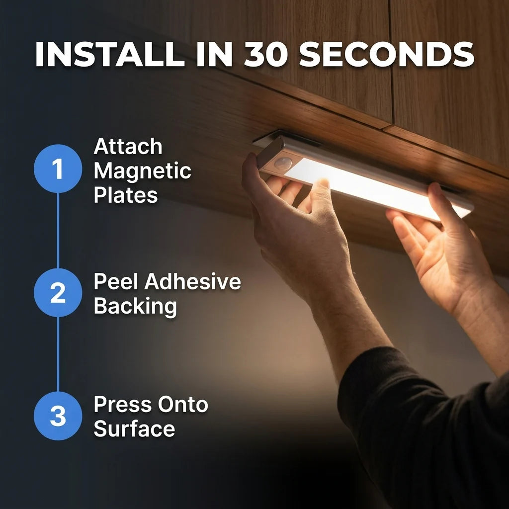Motion Sensor Light Bar - Hands-free automatic lighting for any room
