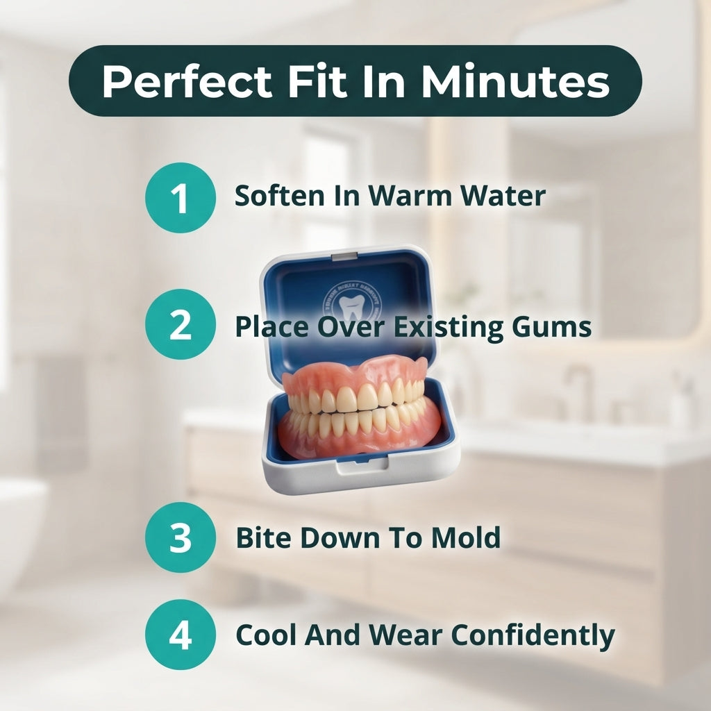 Custom Molded Dentures - Confidence Without Loose Dentures