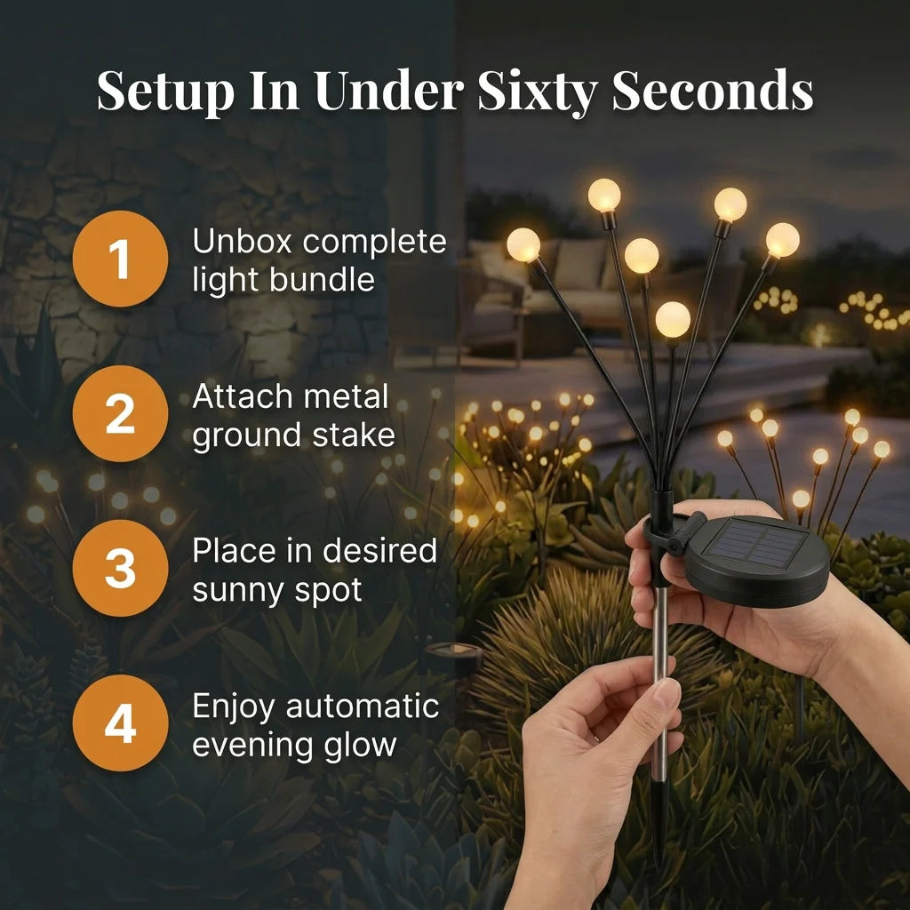 Firefly Garden Lights - Create a mystical atmosphere in your backyard