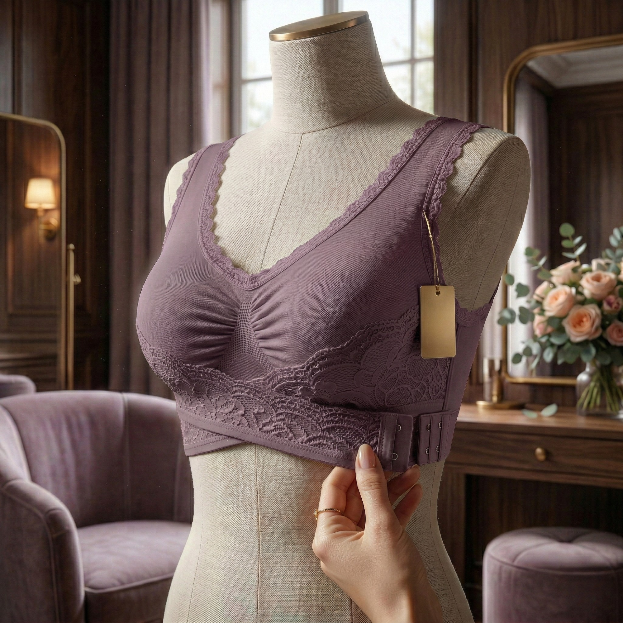 Wire-Free Comfort Bra - All day lift without shoulder pressure