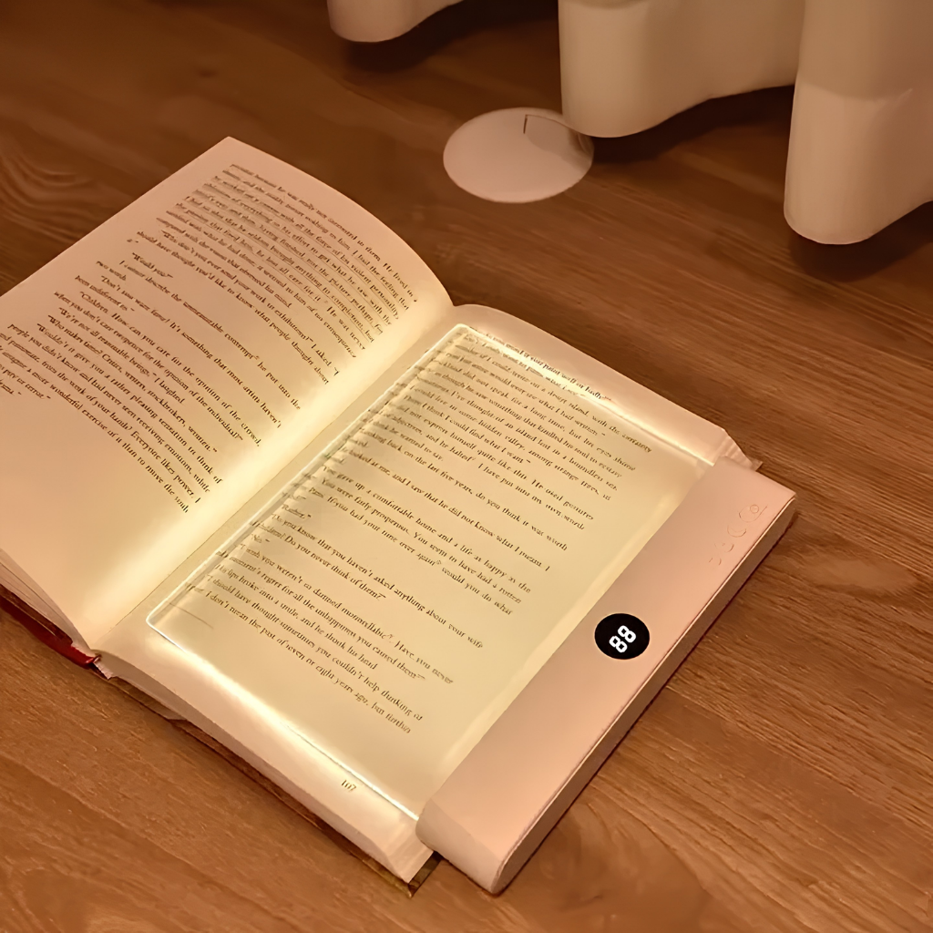Nočná lampa na čítanie — Svetlo šetrné k očiam, bez rušenia izby