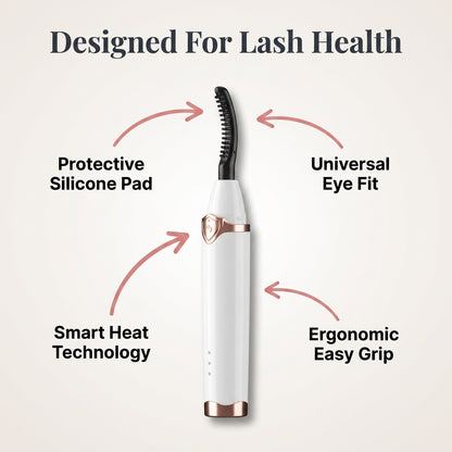 Heated Eyelash Curler — Instant Lift Without Lash Pinching