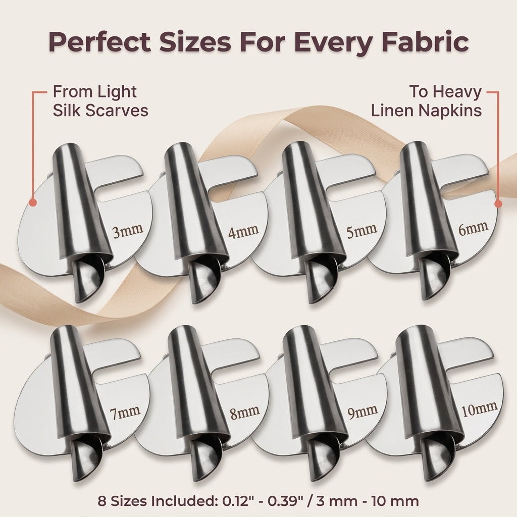 Rolled Hemmer Foot — Clean Hems Without Ironing, Guessing, Or Re-Stitching