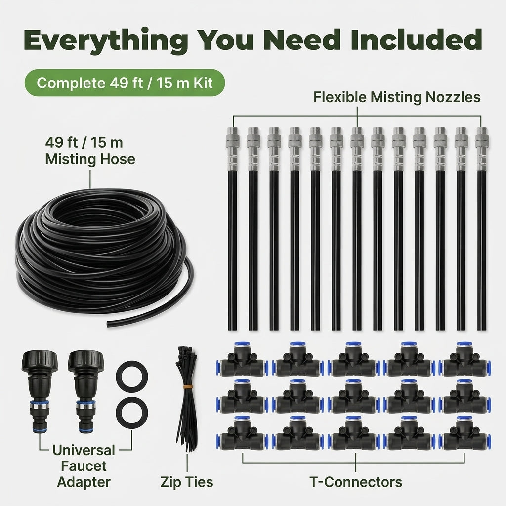 Drip Irrigation Kit — Water Plants Evenly Without Daily Manual Watering