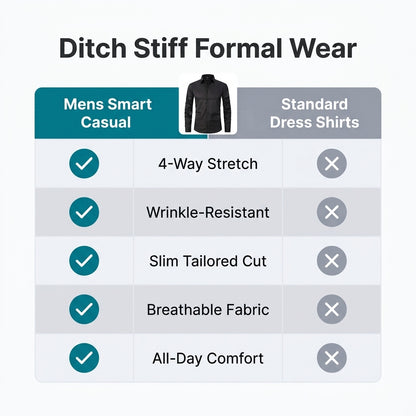 Men’s Slim Long-Sleeve Shirt — Clean Style Without Feeling Overdressed