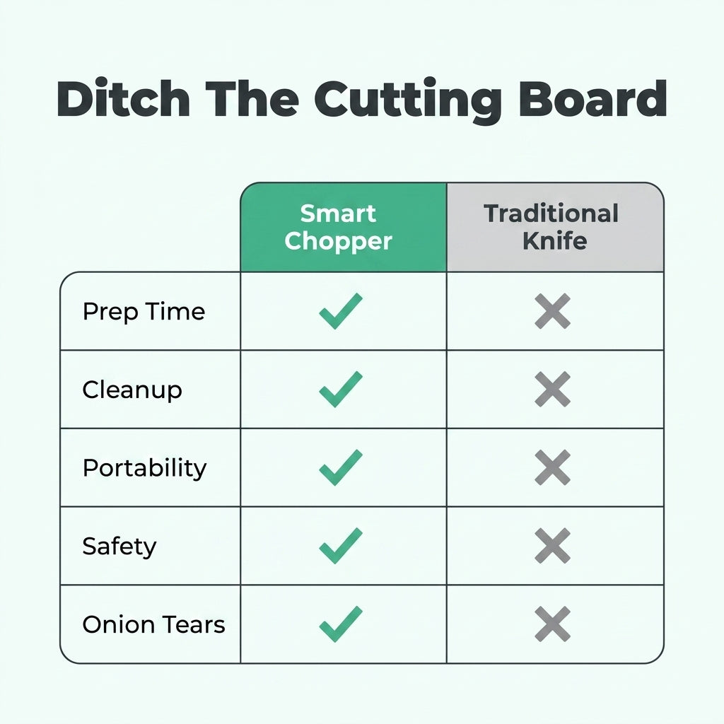 4-in-1 Smart Kitchen Chopper™ – Chop, Mince & Prep in Seconds