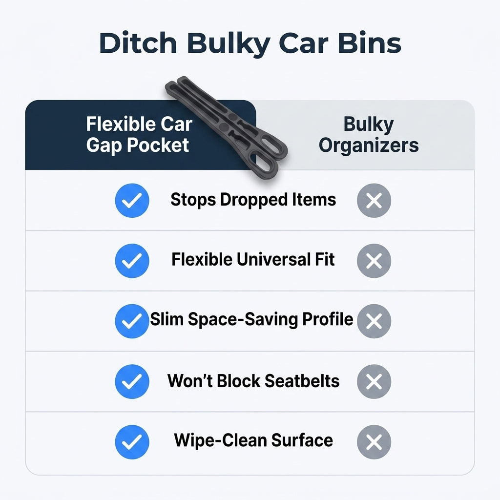 Car Seat Gap Organizer — Extra Storage Without Messy Seat Gaps