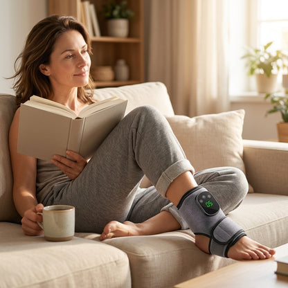 Heated Compression Ankle Massager - End Your Day Without Swelling and Stiffness