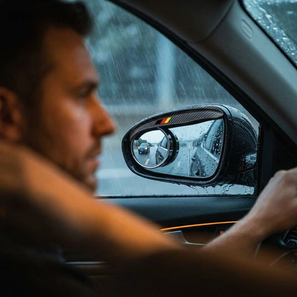 Car Mirror Rain Guard & Blind Spot Mirror — Clearer Visibility In Rain & Tight Driving