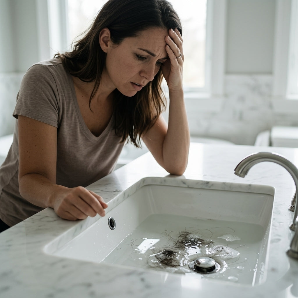 Sink Drain Filter Stopper - Stress Free Cleanup Without Constant Drain Clogs
