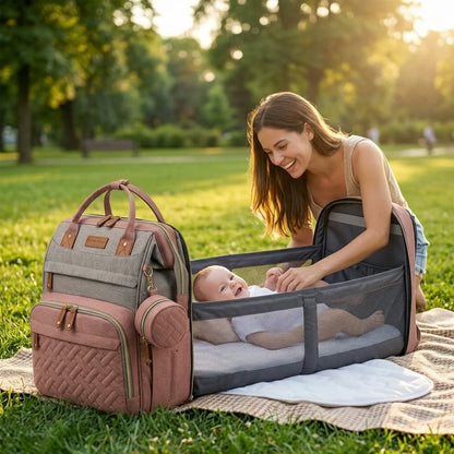 Diaper Bag - Organized and a Safe Place for Baby Anywhere