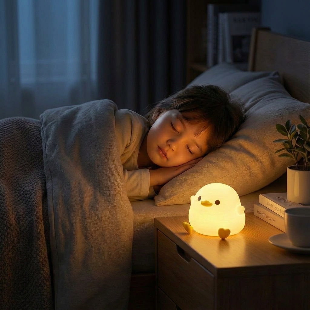 Kids Duck Night Light — Comforting Bedtime Glow Without Harsh Room Light