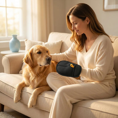 Pet Hair Grooming Glove — Remove Loose Fur Before It Covers Your Home