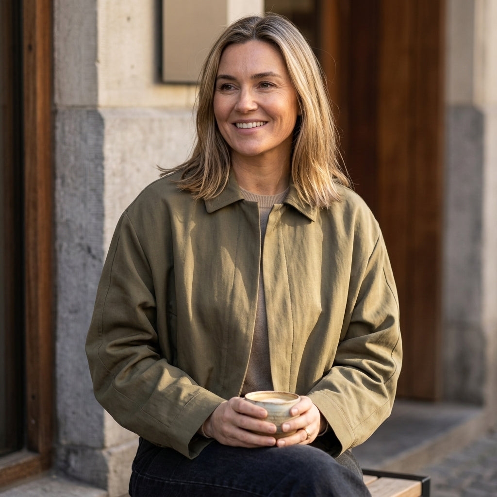 Cropped Utility Jacket — Effortless Layering With A Polished Casual Fit