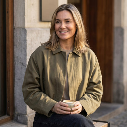 Cropped Utility Jacket — Effortless Layering With A Polished Casual Fit