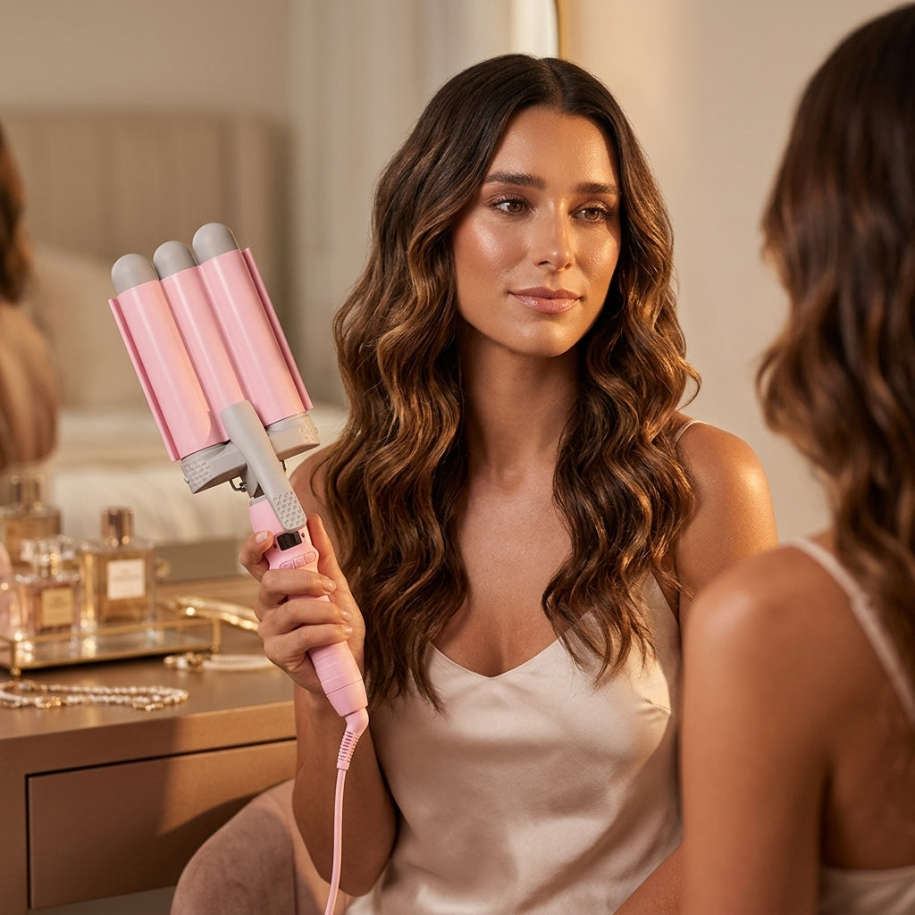 32mm Hair Waver — Natural Beach Waves Without Salon Styling