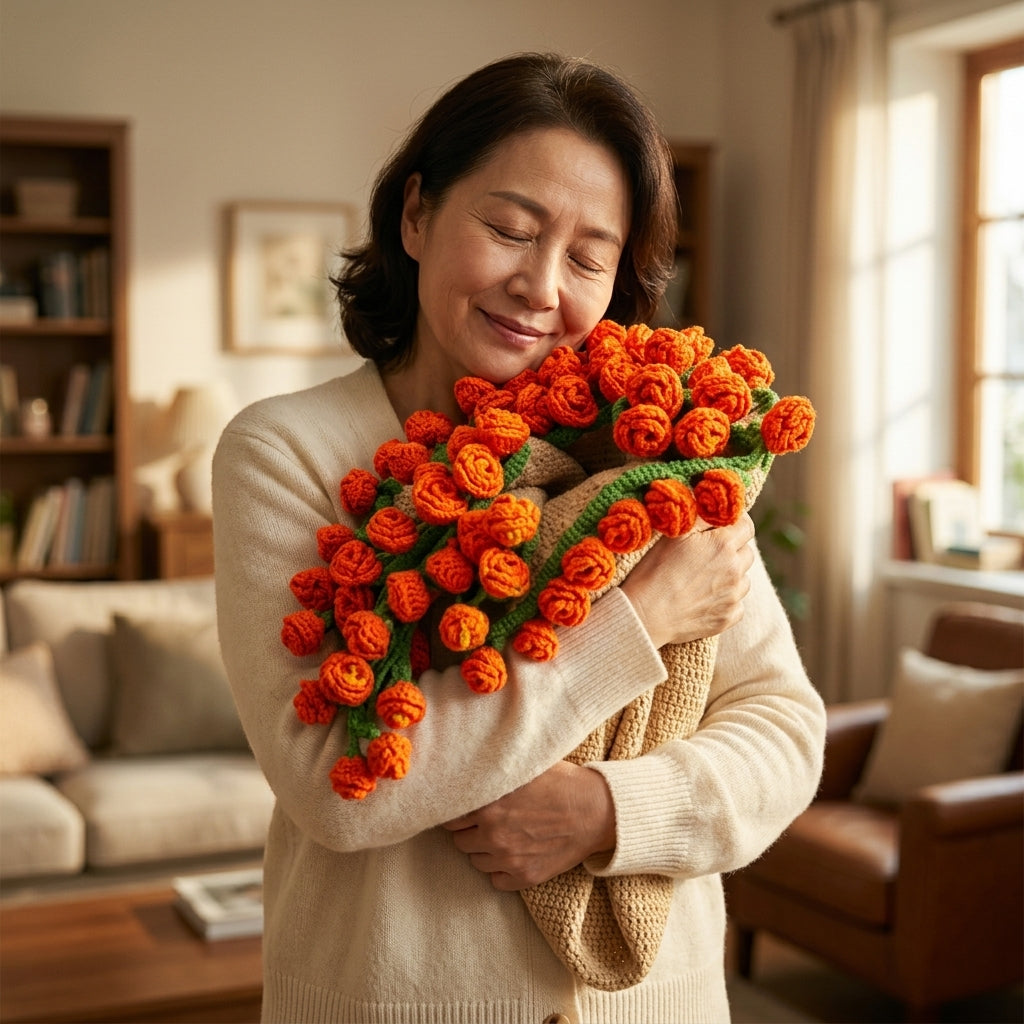 Crochet Rose - Lasting Flowers Without Wilting