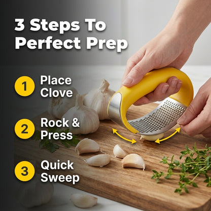 Garlic Press Rocker - Crush Easily