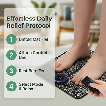 SoleEase EMS Foot Massager - Relax Tired Feet Without Expensive Spa Visits