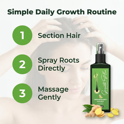 Nourishing Ginger Hair Spray — Fuller-Looking Hair With Daily Scalp Care