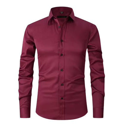 Men’s Slim Long-Sleeve Shirt — Clean Style Without Feeling Overdressed